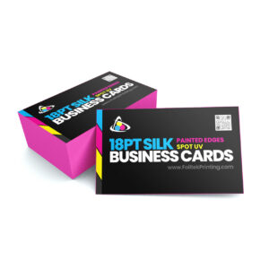 Painted Edge Business Cards