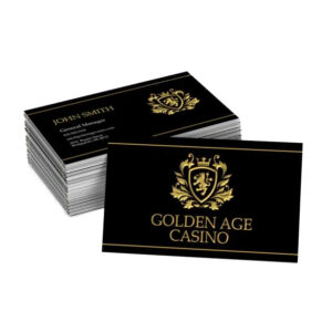 Raised Foil Business Cards